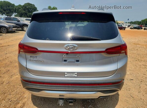 5NMS24AJ0NH408166 2022 HYUNDAI SANTA Silver Հետևի տեսք