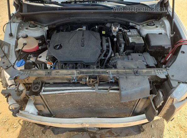 5NMS24AJ0NH408166 2022 HYUNDAI SANTA Silver Շարժիչի բաժամունքի տեսք
