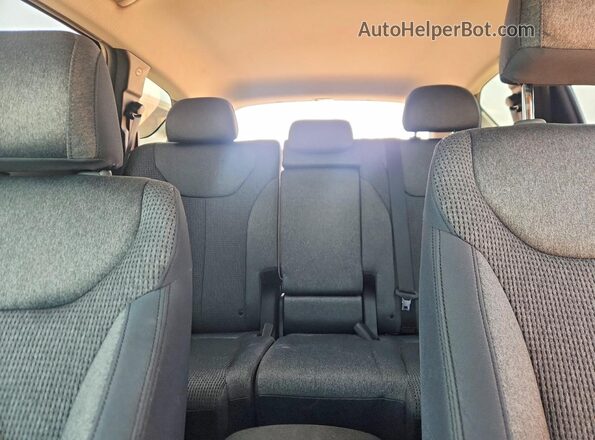 5NMS24AJ0NH408166 2022 HYUNDAI SANTA Silver Հետևի նստատեղերի տեսք