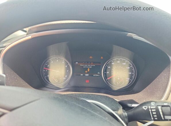 5NMS24AJ0NH408166 2022 HYUNDAI SANTA Silver Սարքավորումների վահանակի տեսք