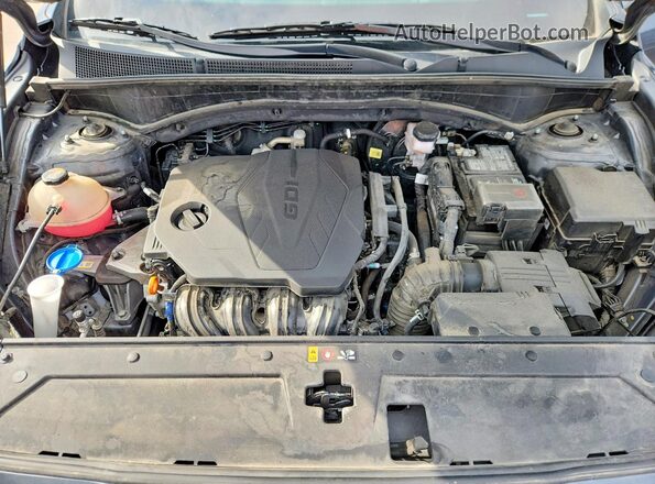 5NMS24AJ0PH652113 2023 HYUNDAI SANTA Charcoal Engine compartment view
