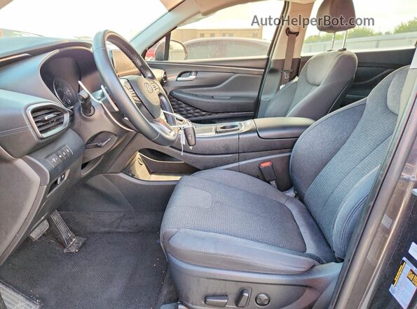 5NMS24AJ0PH652113 2023 HYUNDAI SANTA Charcoal Front interior view