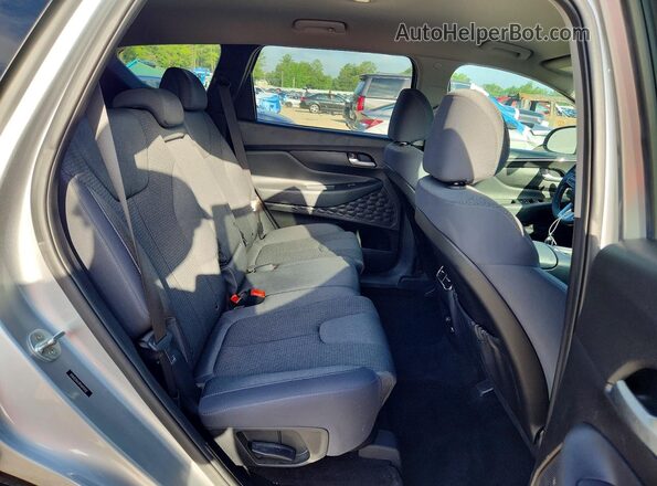5NMS24AJ1PH495952 2023 HYUNDAI SANTA Silver Rear seats view