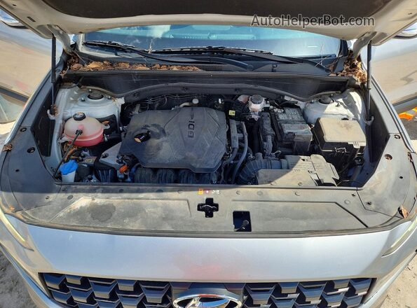 5NMS24AJ1PH495952 2023 HYUNDAI SANTA Silver Rear interior view