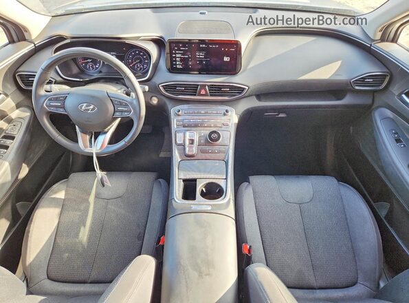 5NMS24AJ1PH495952 2023 HYUNDAI SANTA Silver Dashboard view