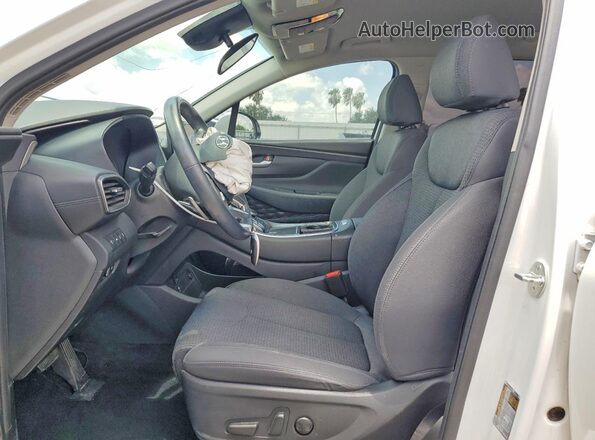 5NMS24AJ1PH649026 2023 HYUNDAI SANTA White Widok wnętrza z przodu