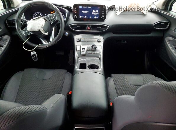 5NMS24AJ2MH315406 2021 HYUNDAI SANTA Белый Вид панели приборов