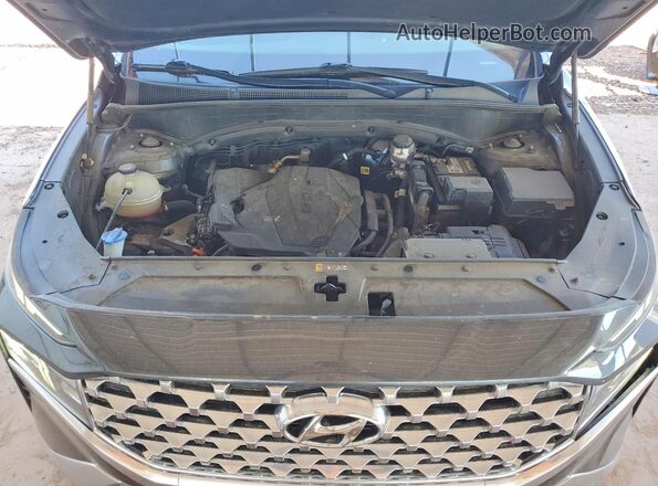 5NMS24AJ2NH414311 2022 HYUNDAI SANTA Gray ძრავის განყოფილების ხედი