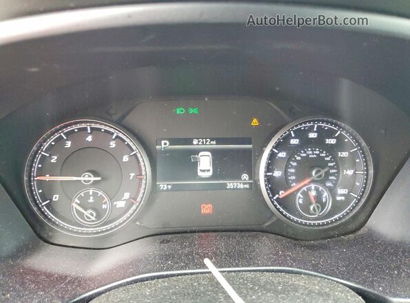 5NMS24AJ2PH612938 2023 HYUNDAI SANTA Black ხელსაწყოთა პანელის ხედი