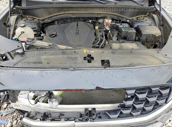 5NMS24AJ2PH612938 2023 HYUNDAI SANTA Black ძრავის განყოფილების ხედი