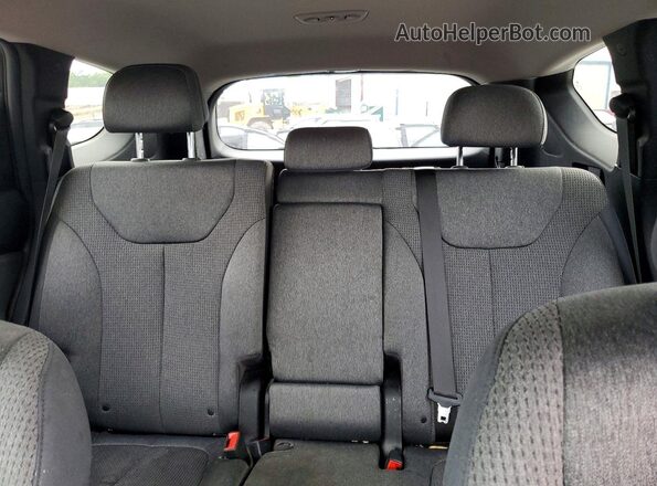 5NMS24AJ2PH612938 2023 HYUNDAI SANTA Black უკანა სავარძლების ხედი