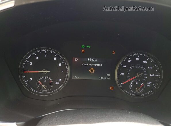 5NMS24AJ3PH641087 2023 HYUNDAI SANTA Silver Instrument cluster view