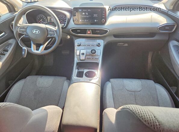 5NMS24AJ4NH436097 2022 HYUNDAI SANTA Blue წინა პანელის ხედი