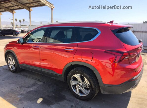 5NMS24AJ4PH538678 2023 HYUNDAI SANTA Red Trasero izquierdo