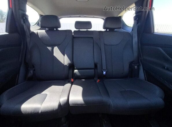 5NMS24AJ4PH538678 2023 HYUNDAI SANTA Red Vista de los asientos traseros