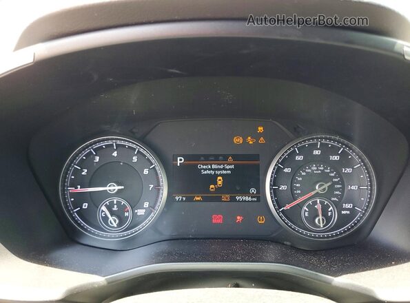 5NMS24AJ5NH375875 2022 HYUNDAI SANTA Белый Вид щитка приборов