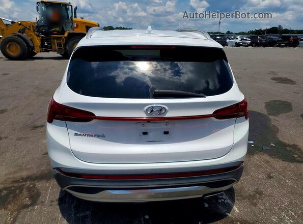 5NMS24AJ5NH375875 2022 HYUNDAI SANTA Белый Вид сзади