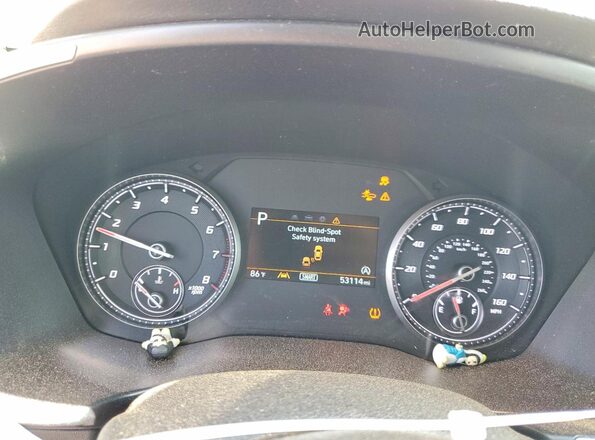 5NMS24AJ5NH448730 2022 HYUNDAI SANTA Silver Vista del cuadro de instrumentos