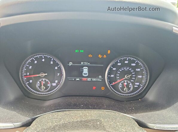 5NMS24AJ5PH550211 2023 HYUNDAI SANTA White Սարքավորումների վահանակի տեսք