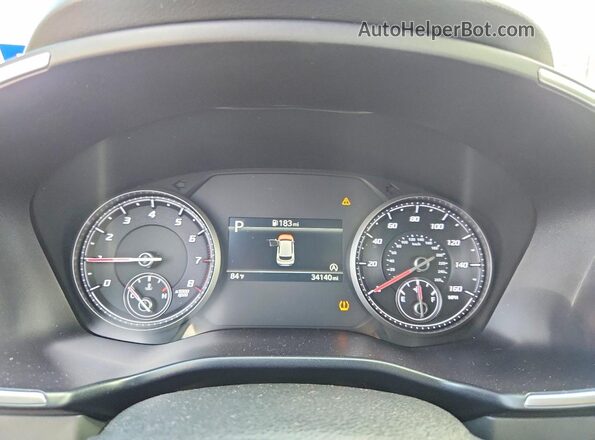 5NMS24AJ5PH610990 2023 HYUNDAI SANTA Gray Вид щитка приладів