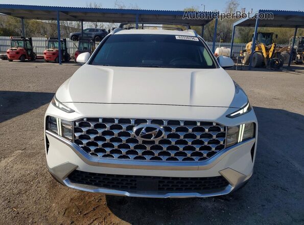 5NMS24AJ6NH396038 2022 HYUNDAI SANTA White წინა ხედი