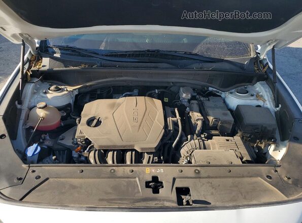 5NMS24AJ6NH396038 2022 HYUNDAI SANTA White ძრავის განყოფილების ხედი