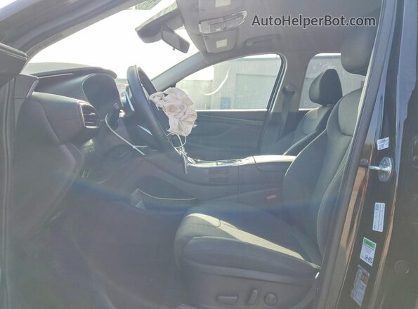 5NMS24AJ6PH650074 2023 HYUNDAI SANTA Black Front interior view