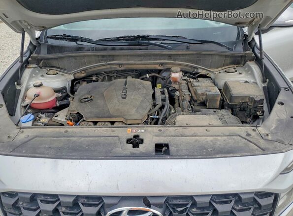 5NMS24AJ7PH498581 2023 HYUNDAI SANTA Silver Engine compartment view