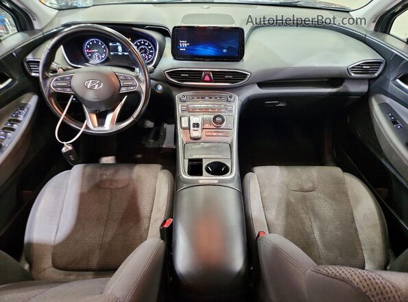 5NMS24AJ7PH555992 2023 HYUNDAI SANTA Gray Dashboard view