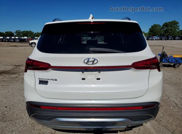 5NMS24AJ8MH307021 2021 HYUNDAI SANTA White Widok z tyłu