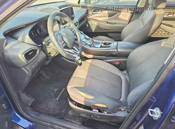 5NMS24AJ8MH341430 2021 HYUNDAI SANTA Blue Սալոնի դիմացի տեսք