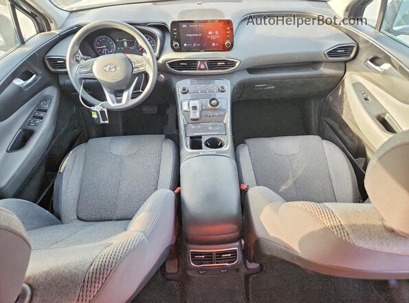 5NMS24AJ8MH341430 2021 HYUNDAI SANTA Blue Առջևի վահանակի տեսք