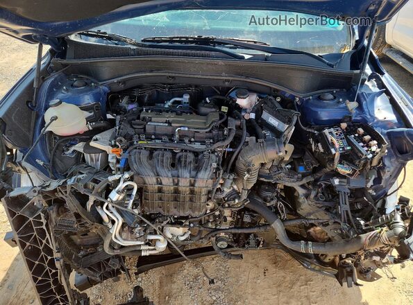 5NMS24AJ8PH524704 2023 HYUNDAI SANTA Blue Widok komory silnika