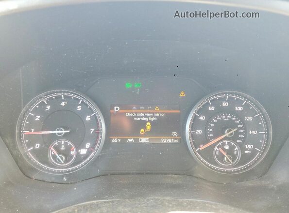 5NMS24AJ8PH524931 2023 HYUNDAI SANTA White Вид щитка приладів