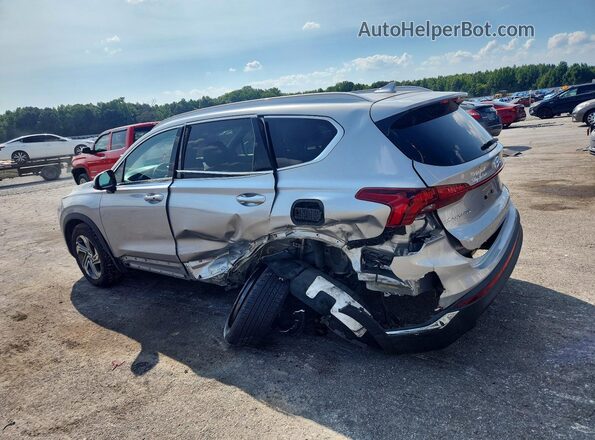 5NMS24AJ9MH326077 2021 HYUNDAI SANTA Silver Trasero izquierdo