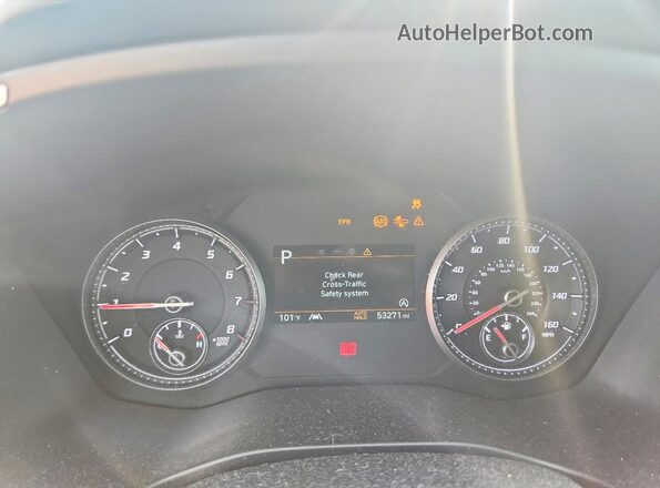 5NMS24AJ9MH326077 2021 HYUNDAI SANTA Silver Vista del cuadro de instrumentos