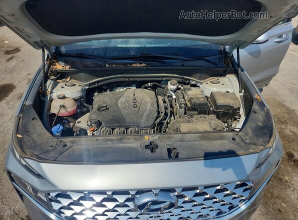 5NMS24AJ9MH326077 2021 HYUNDAI SANTA Silver Vista interior trasera