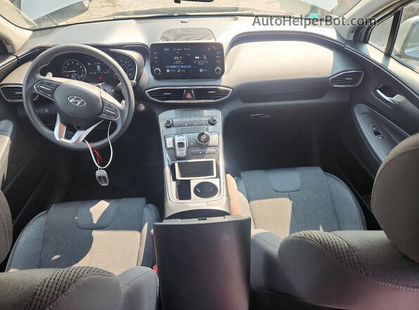 5NMS24AJ9MH326077 2021 HYUNDAI SANTA Silver Vista del salpicadero