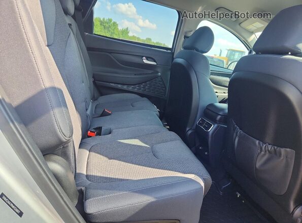 5NMS24AJ9MH326077 2021 HYUNDAI SANTA Silver Vista de los asientos traseros