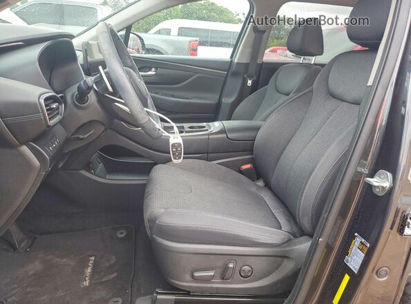 5NMS24AJ9PH486402 2023 HYUNDAI SANTA Gray Front interior view