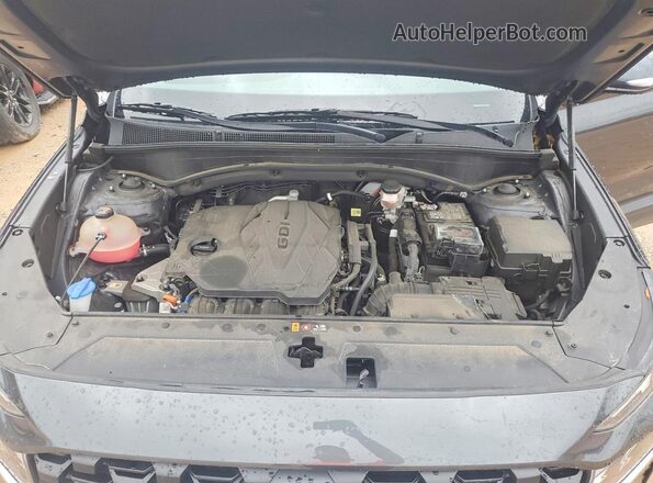 5NMS24AJ9PH486402 2023 HYUNDAI SANTA Gray Engine compartment view