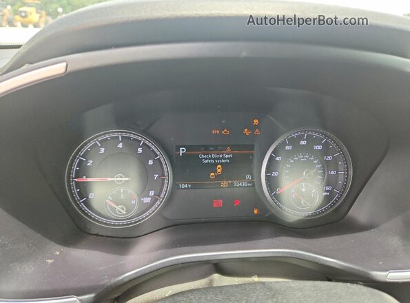 5NMS24AJ9PH501352 2023 HYUNDAI SANTA Gray Սարքավորումների վահանակի տեսք