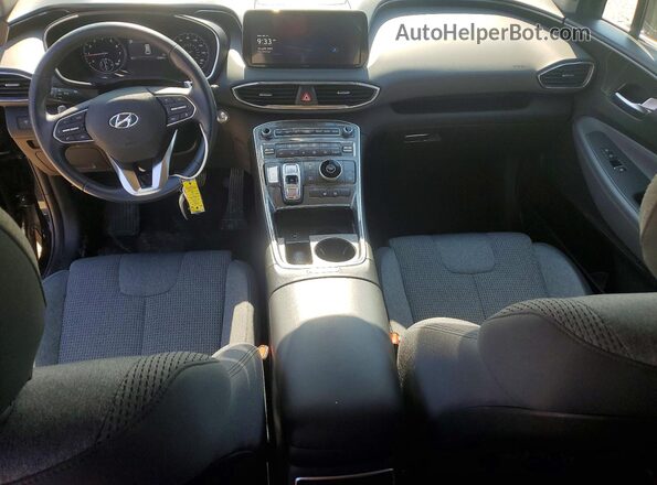 5NMS24AJ9PH602097 2023 HYUNDAI SANTA Black Widok deski rozdzielczej