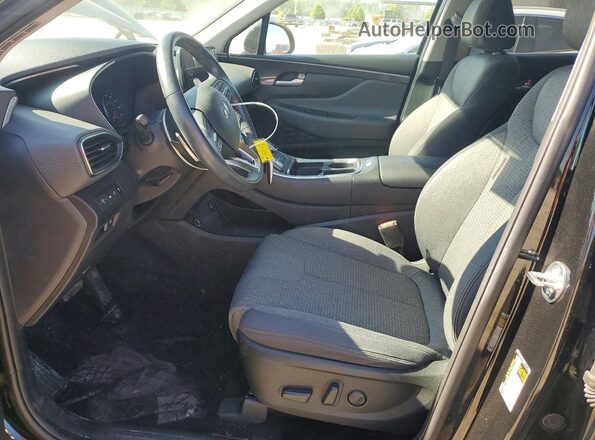 5NMS24AJ9PH602097 2023 HYUNDAI SANTA Black Widok wnętrza z przodu