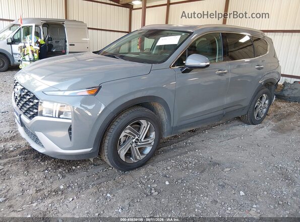 5NMS24AJXPH642446 2023 HYUNDAI SANTA FE Gray Առջևի ձախ երեք քառորդ տեսարան