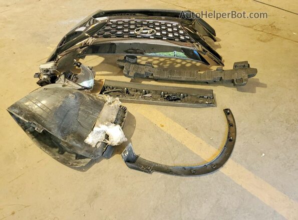 5NMS2CAD0KH048770 2019 HYUNDAI SANTA Black Widok naklejki z numerem VIN
