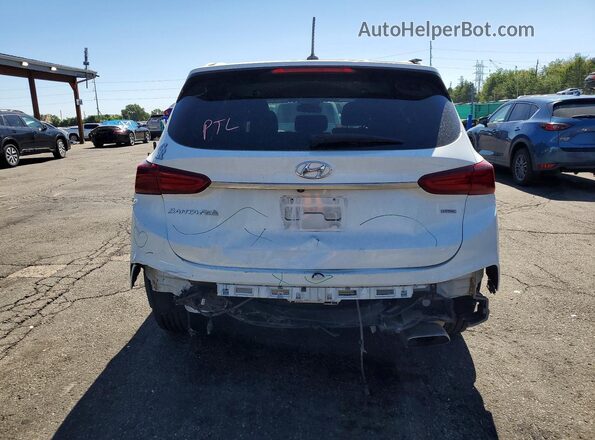 5NMS2CAD1KH121743 2019 HYUNDAI SANTA White უკანა ხედი