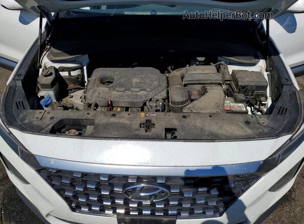 5NMS2CAD1KH121743 2019 HYUNDAI SANTA White უკანა სალონის ხედი