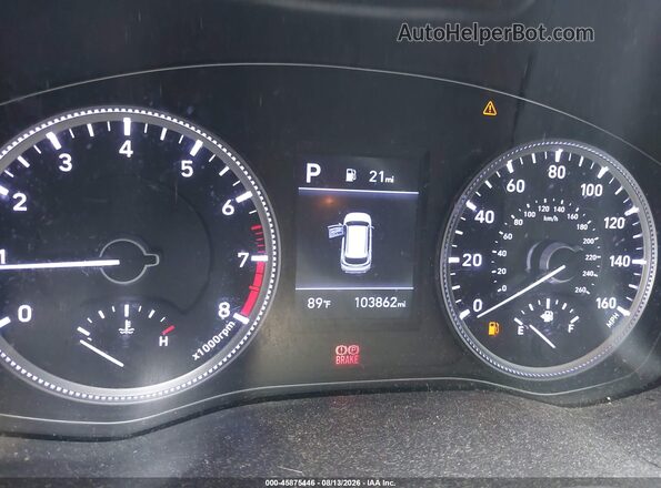 5NMS2CAD1KH132791 2019 HYUNDAI SANTA FE Белый Вид задних сидений