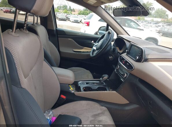 5NMS2CAD1KH132791 2019 HYUNDAI SANTA FE Белый Вид салона спереди